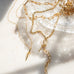 knot charm extender necklace