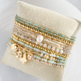 min stretch wrap pearl bracelet