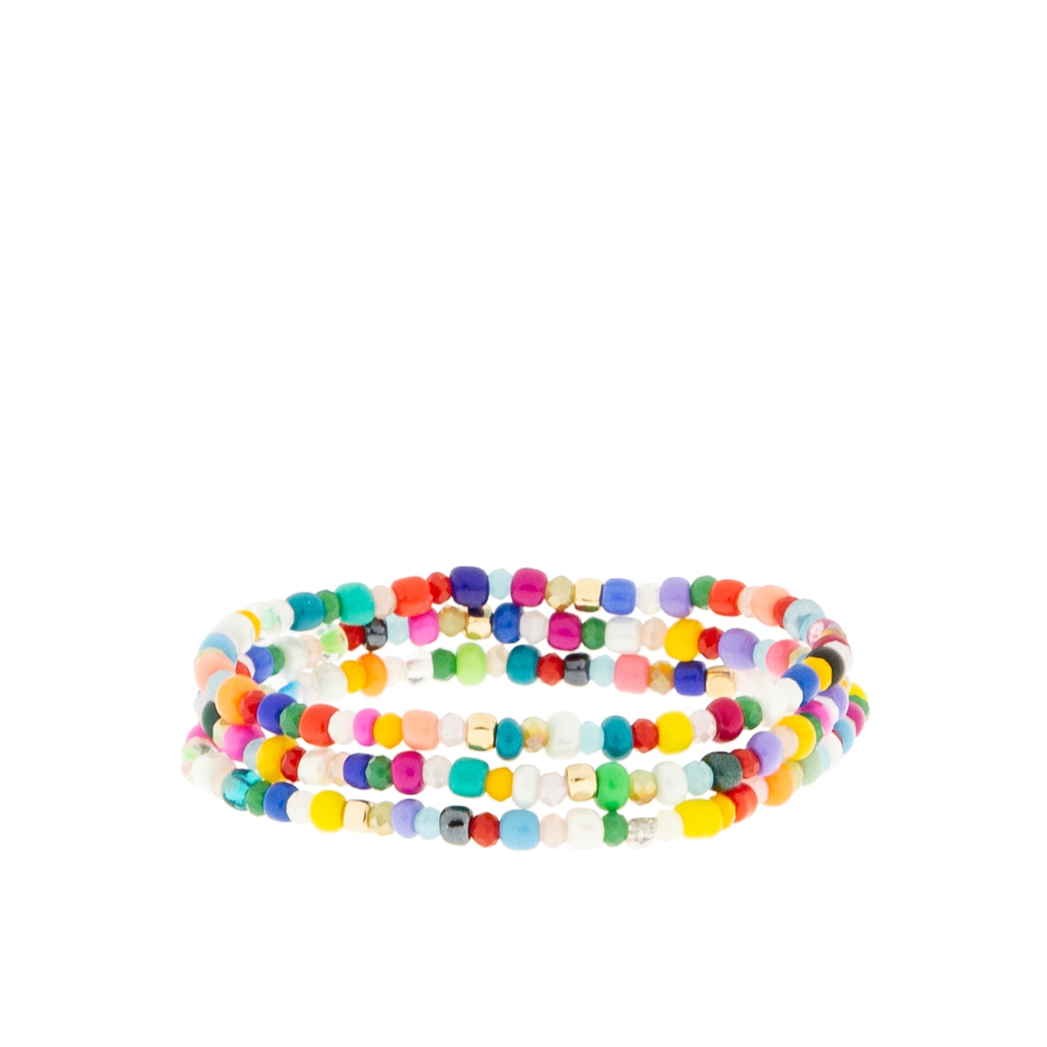 SIZE MEDIUM (7) | Ready-To-Ship Colourful Bead Bracelets