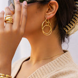 Circle Drop Earring