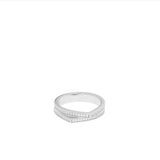Sterling Double Pointed CZ Ring