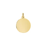 Large Round Charm with Crystal Bale