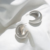 Large Hollow Crescent Hoop