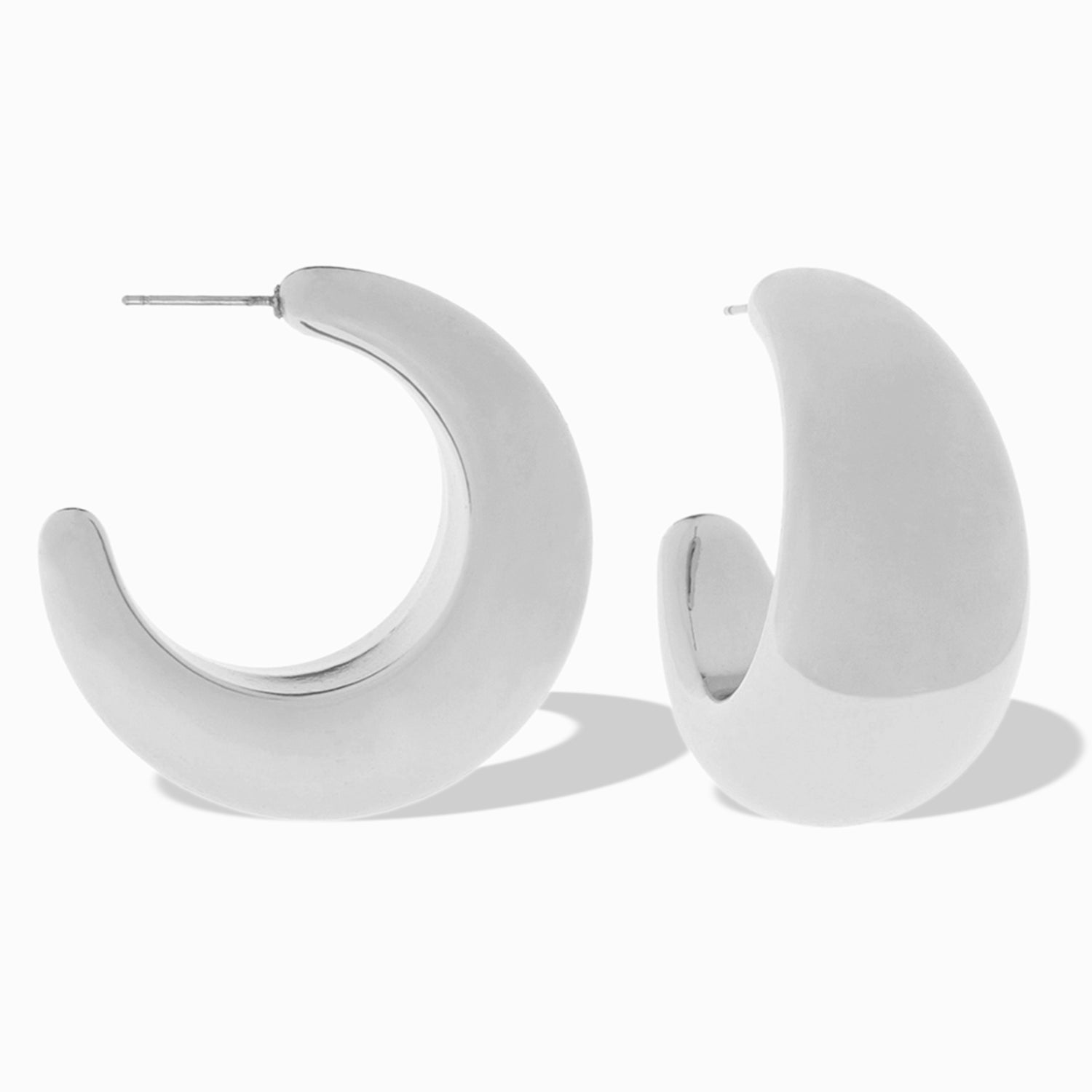 Large Hollow Crescent Hoop