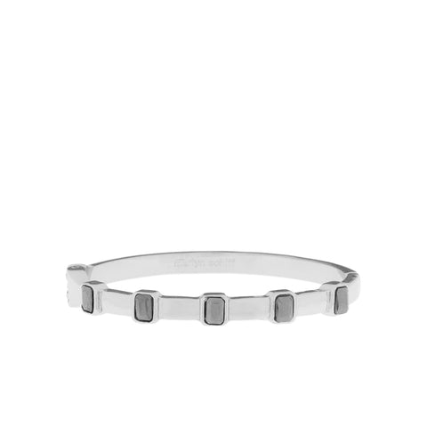 bangle with bezel set stones