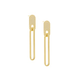 Large Paperclip Link Earring