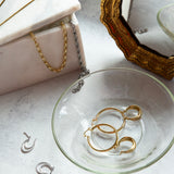 triple twist satin hoop
