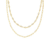 Layered Link Chain Necklace