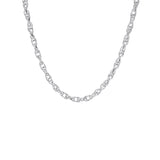 double oval link chain necklace