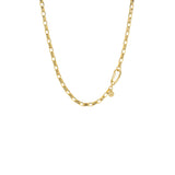 Short Rectangle Cable Chain Necklace