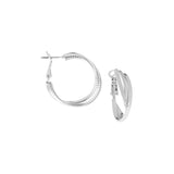 triple layered twist hoop