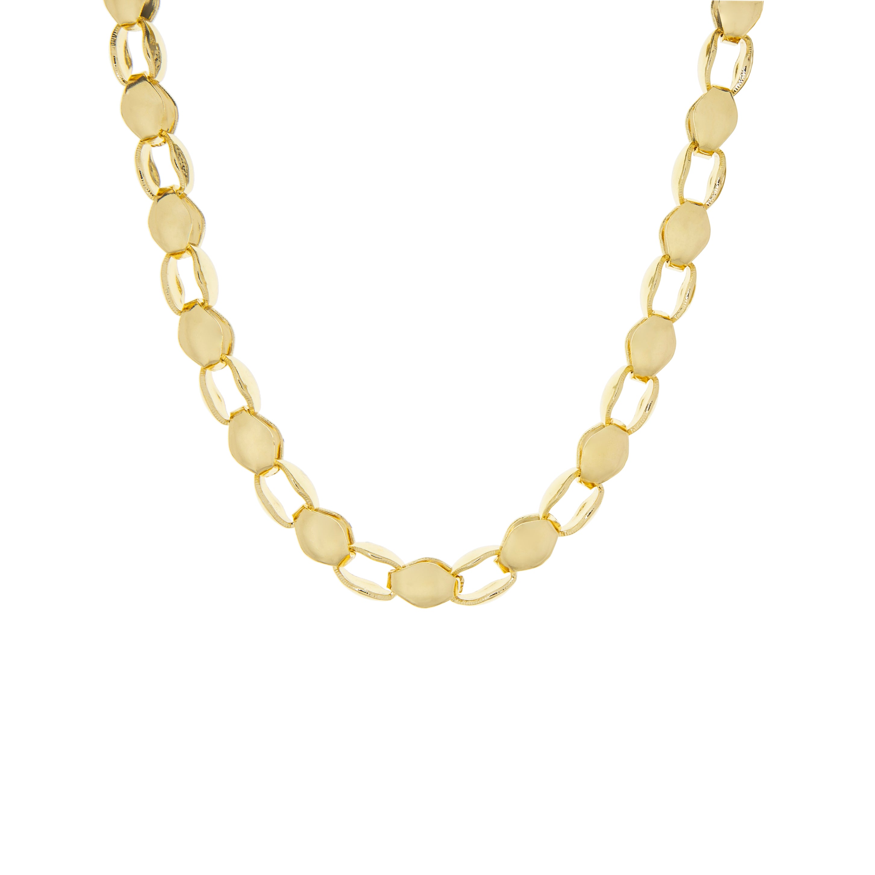shell link chain necklace