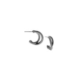 multi textured twisted hoop
