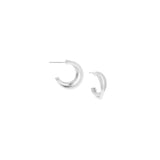 multi textured twisted hoop