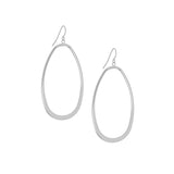 Large Open Oval Drop Earring