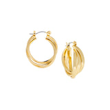 triple twist satin hoop
