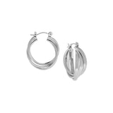triple twist satin hoop