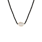 Semi-Precious Stone Necklace with Pearl