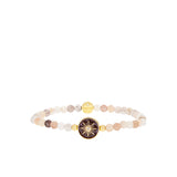 Semi Precious Stone Bracelet with Starburst