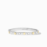 Shiny Metal Nailhead Bangle