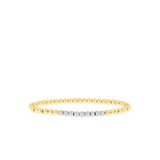 4mm Ball Bracelet with Textured Beads