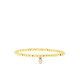 pave bear charm bracelet