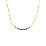 4mm Beaded Necklace with Hema Beads