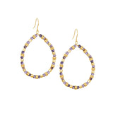 beaded teardrop earring