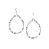beaded teardrop earring