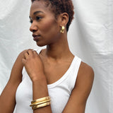 wide hoop earring