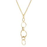 chain link drop necklace