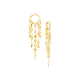 fringe huggie earring