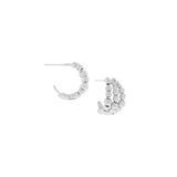 Beaded Ball Triple Hoop