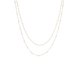 layered crystal necklace