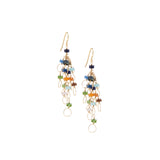 rondelle tassle earring