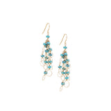 rondelle tassle earring