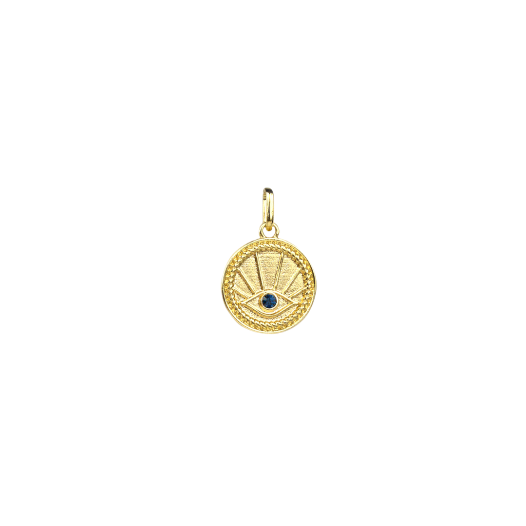 Crystal Evil Eye Mini Bale Charm