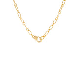 Thin Oval Chain Necklace