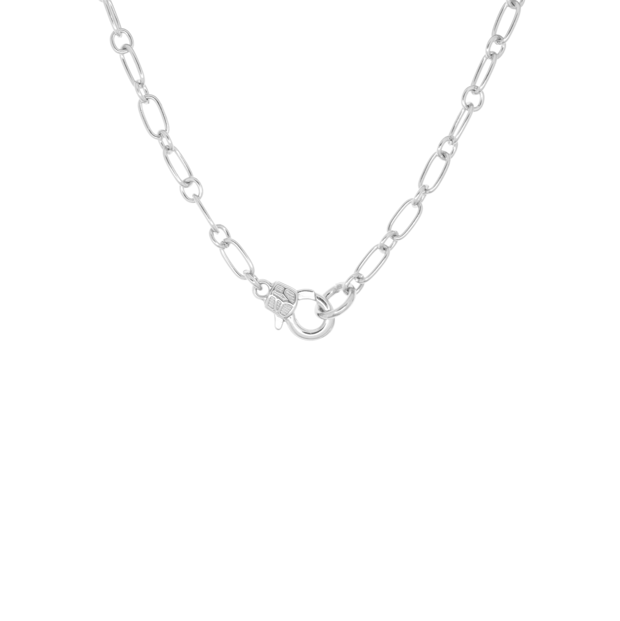 thin oval chain necklace