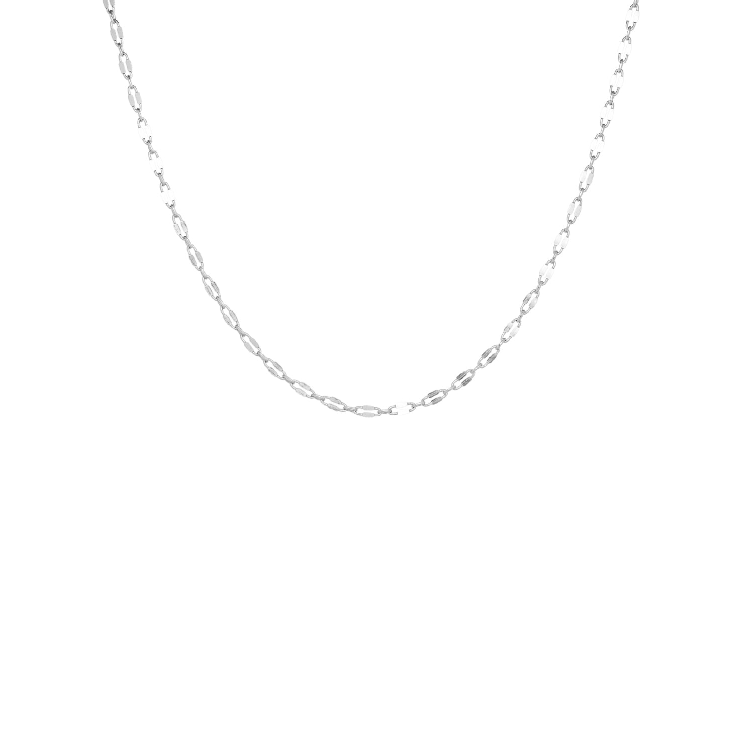 delicate sequin chain necklace