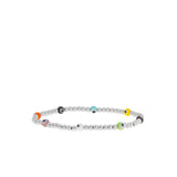 4mm Beaded Evil Eye Bracelet