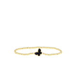 Enamel Butterfly Stretch Bracelet