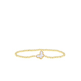 Enamel Butterfly Stretch Bracelet