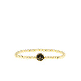 Peace Sign Stretch Bracelet