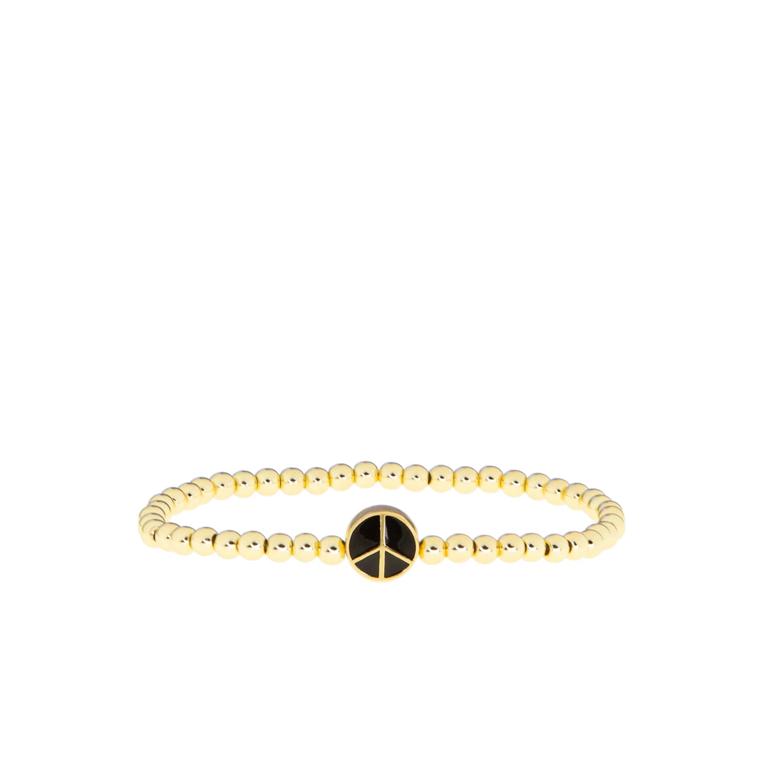 peace sign stretch bracelet