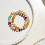 Rondelle Beaded Stretch Bracelet