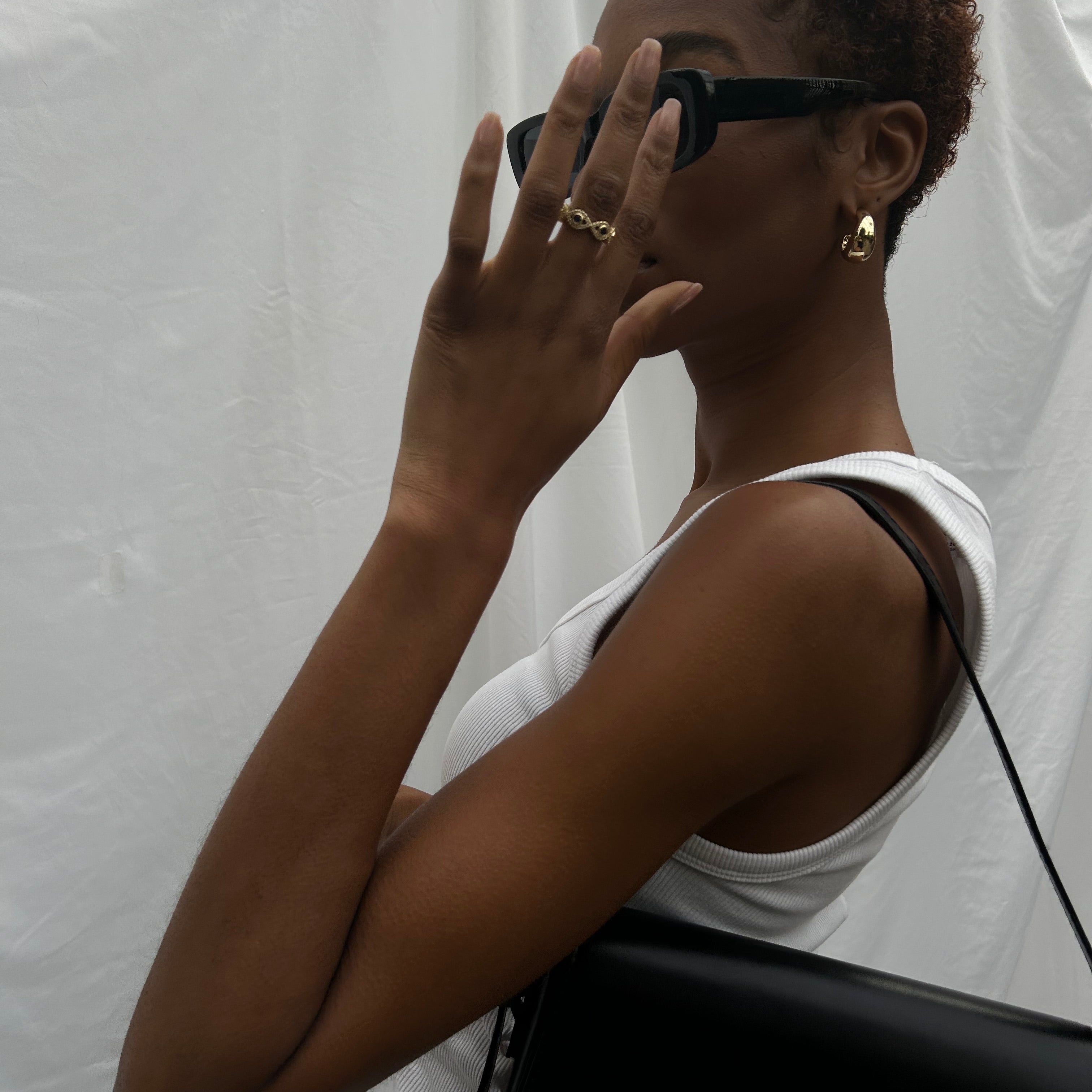 Evil Eye Adjustable Ring