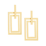 Rectangle Drop Earring