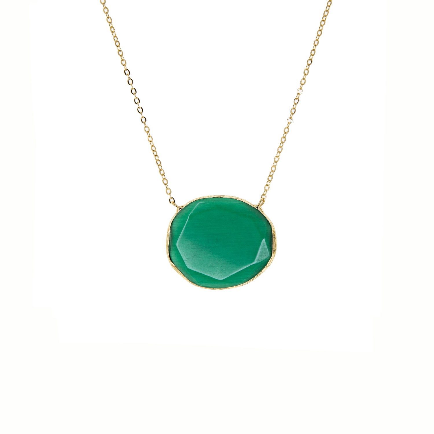 Faceted Glass Necklace