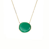 Faceted Glass Necklace